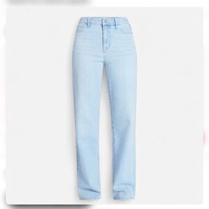 High Rise Baggy Wide Leg Jeans, 32" Inseam